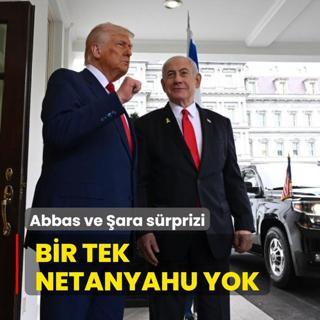 Trump'tan Abbas ve ara srprizi: Bir tek Netanyahu yok