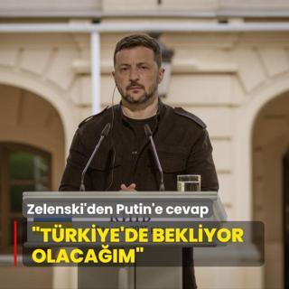 Zelenski'den Putin'e mzakere cevab: Perembe gn Trkiye'de bekliyor olacam