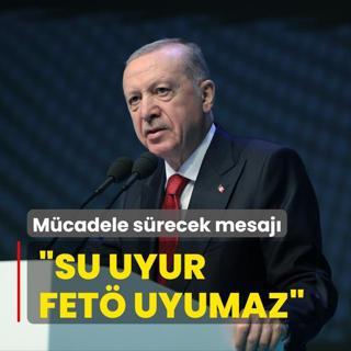 Bakan Erdoan'dan mcadele srecek mesaj: Su uyur FET uyumaz