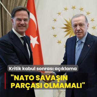 Kritik kabul sonras aklama: NATO savan paras olmamal