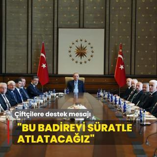 Bakan Erdoan'dan iftilere destek mesaj: Bu badireyi sratle atlatacaz