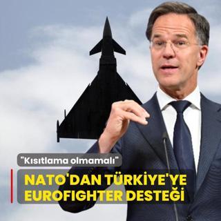NATO'dan Trkiye'ye Eurofighter destei: Kstlama olmamal