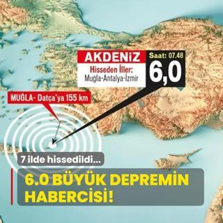 6.0 byk depremin habercisi!
