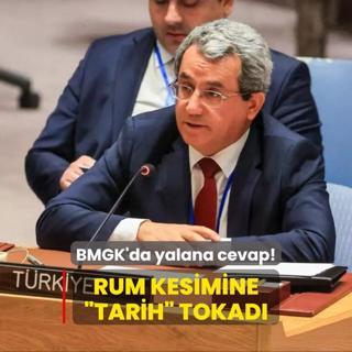 BMGK'da yalana cevap! Trkiye'den Rum kesimine tarih tokad
