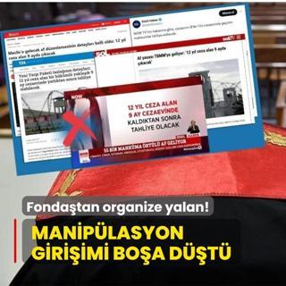 Fondatan organize yalan! Maniplasyon giriimi boa dt