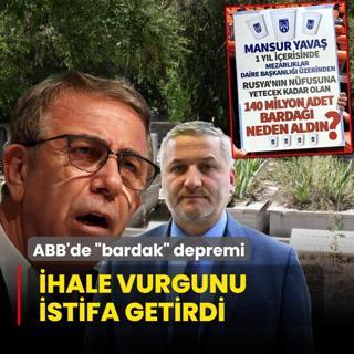 ABB'de bardak depremi! hale vurgunu istifa getirdi