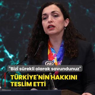 Trkiye'nin hakkn teslim etti! Osmani: Bizi srekli olarak savundunuz