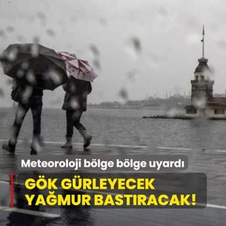 Meteoroloji blge blge uyard: Gk grleyecek, yamur bastracak!