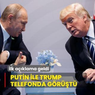 Putin ile Trump telefonda grt: lk aklama geldi