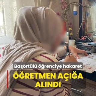 Bartl renciye hakaret iddiasna soruturma: retmen aa alnd