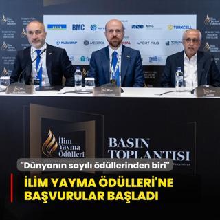 lim Yayma dlleri'ne bavurular balad... Bilal Erdoan: Dnyann sayl akademik dllerinden bir tanesi
