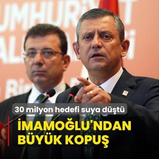 mamolu'ndan byk kopu! CHP'nin 30 milyon hedefi suya dt