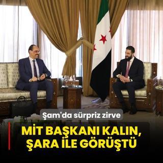 am'da srpriz zirve! MT Bakan Kaln, ara ile grt