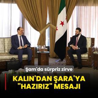 am'da srpriz zirve! MT Bakan Kaln ara'ya hazrz mesaj verdi