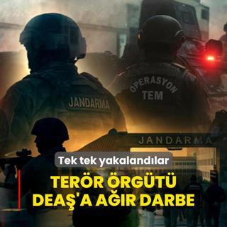 Terr rgt DEA'a ar darbe... Tek tek yakalandlar