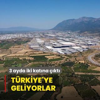 Trkiye'ye geliyorlar! 3 ayda iki katna kt