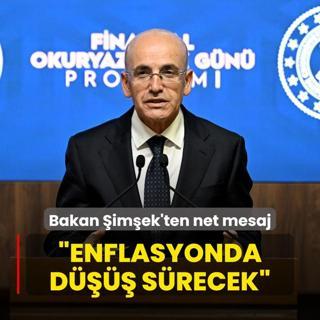 Bakan imek'ten net mesaj: Enflasyonda d srecek