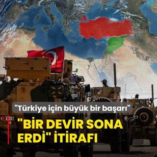 Bir devir sona erdi itiraf: Trkiye iin byk bir baar