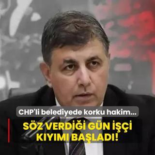 CHP'li belediyede korku hakim... Sz verdii gn ii kym balad!