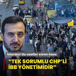 stanbul'da saatler sren kaos!  Srecin tek sorumlusu CHP'li BB ynetimidir 