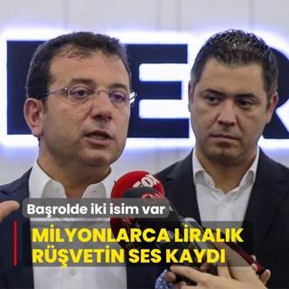 Milyonlarca liralk rvetin ses kayd! Barolde iki isim var