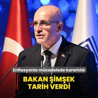 Enflasyonla mcadelede kararllk! Bakan imek tarih verdi
