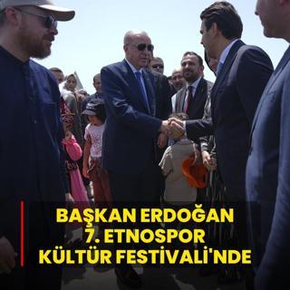 Bakan Erdoan 7. Etnospor Kltr Festivali'nde