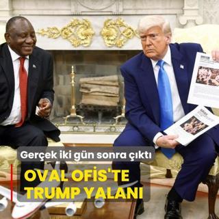 Oval Ofis'te Trump yalan