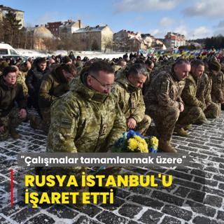 Rusya stanbul'u iaret etti: almalar tamamlanmak zere