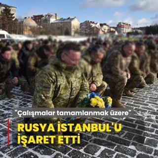 Rusya stanbul'u iaret etti: almalar tamamlanmak zere