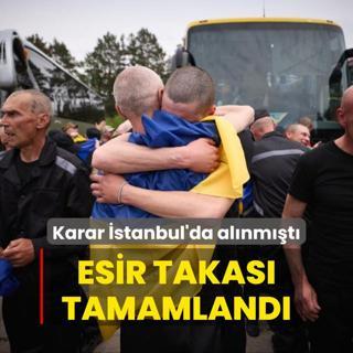 Karar stanbul'da alnmt: Esir takas tamamland