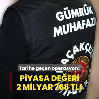 Tarihe geen operasyon: Piyasa deeri 2 milyar 768 TL!