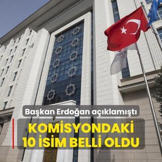 Bakan Erdoan grevlendirdim demiti... Yeni anayasa iin alan 10 isim belli oldu