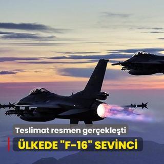 lkede F-16 sevinci! Teslimat resmen gerekleti