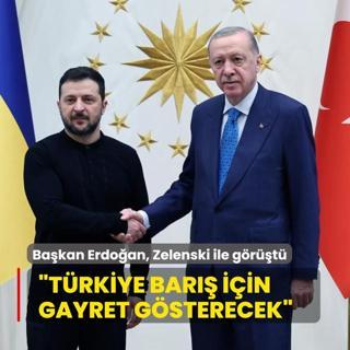 Bakan Erdoan, Zelenski ile telefonda grt: Trkiye bar iin gayret gsterecek