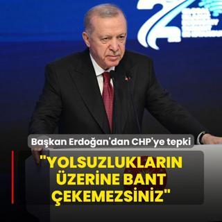 Bakan Erdoan'dan CHP'ye tepki: Yolsuzluklarn zerine bant ekemezsiniz