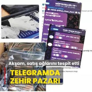 Telegramda zehir pazar