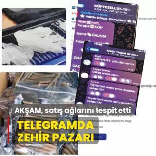 Telegramda zehir pazar