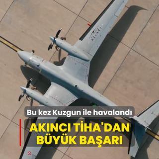 AKINCI THA'dan byk baar! Bu kez Kuzgun ile havaland