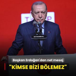 Bakan Erdoan'dan net mesaj: Kimse bizi blemez, kirli ellerini birliimize uzatamaz