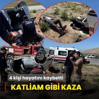 Katliam gibi kaza! 4 kii hayatn kaybetti