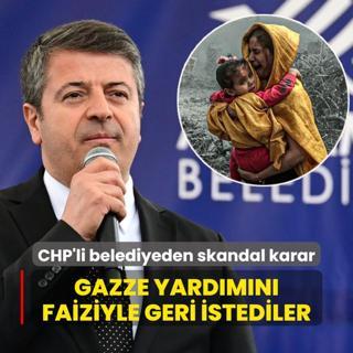 CHP'li belediyeden vicdanlar szlatan karar: Gazze yardmn faiziyle geri istediler