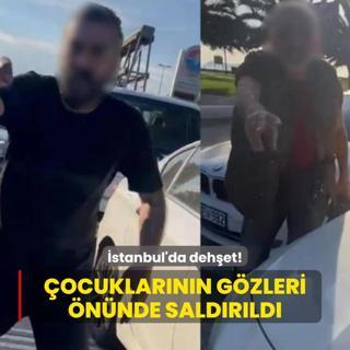 stanbul'da dehet! ocuklarnn gzleri nnde saldrld