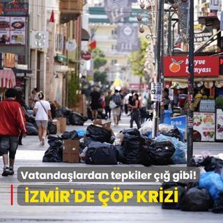 zmir'de p krizi! Vatandalardan tepkiler  gibi
