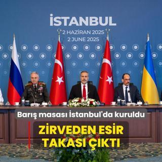 Bar masas stanbul'da kuruldu... Zirveden esir takas kt