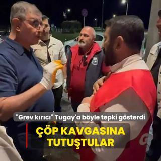Grev krc Tugay'a byle tepki gsterdi... p kavgasna tututular