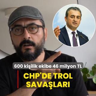 CHP'de trol savalar...  600 kiilik ekibe 46 milyon TL