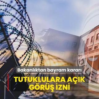 Hkml ve tutuklulara Kurban Bayram'nda ak gr