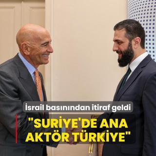 srail basnndan itiraf geldi: Suriye'de ana aktr Trkiye