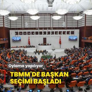 TBMM'de Bakan seimi balad... Oylama yaplyor